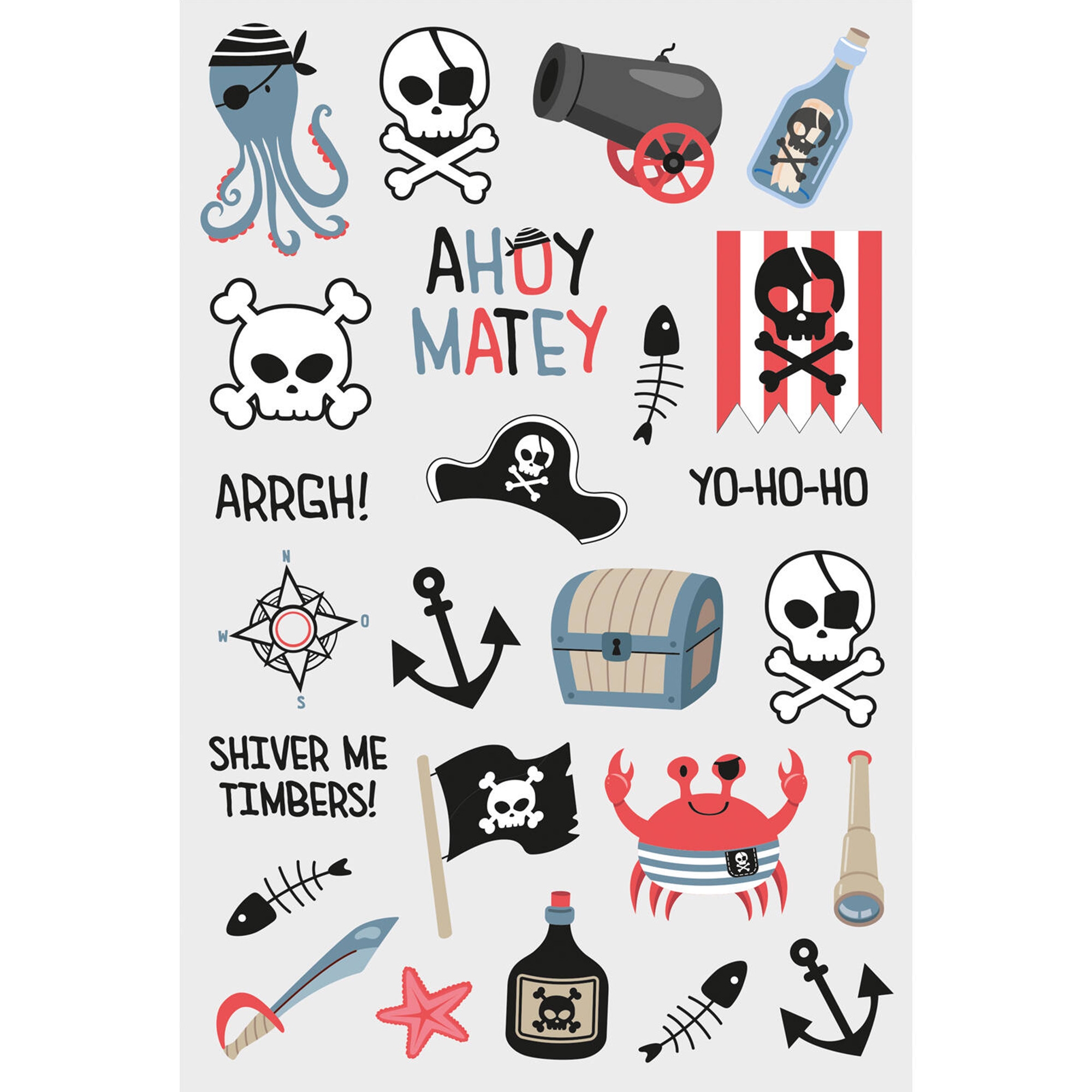 Tattoos "Piraten" Leute, Person