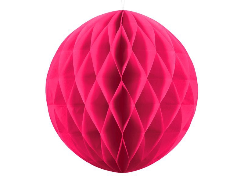 Wabenball Pink, L - 30 cm Ø