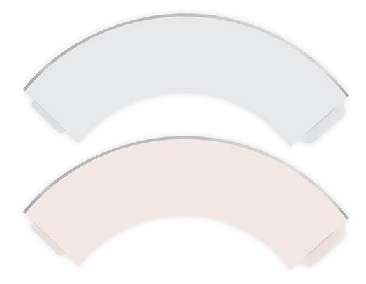 6 Cupcake Wrapper mit Silberkante 6 Cupcake Wrapper mit Silberkante