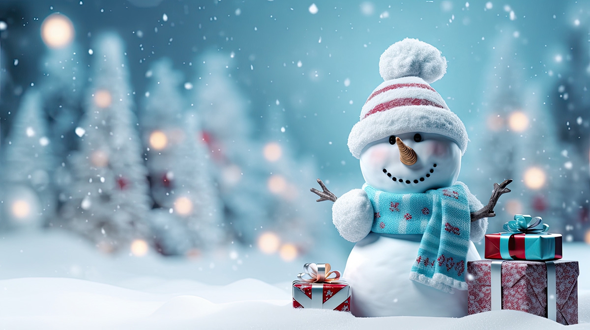 Natur, Draußen, Winter, Schnee, Schneemann