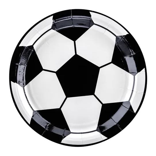 6 Pappteller "Fußball" 6 Pappteller "Fußball"