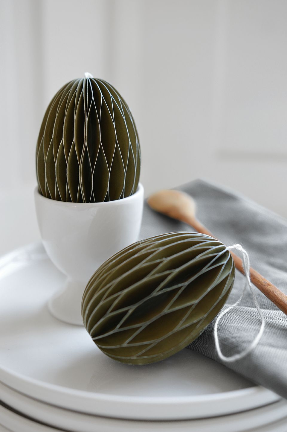 Ornament Ei - Moos Grün Ornament Ei - Moos Grün