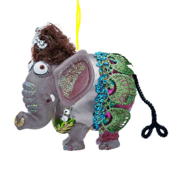 Weihnachtskugel "Elefantendame" Weihnachtskugel "Elefantendame"