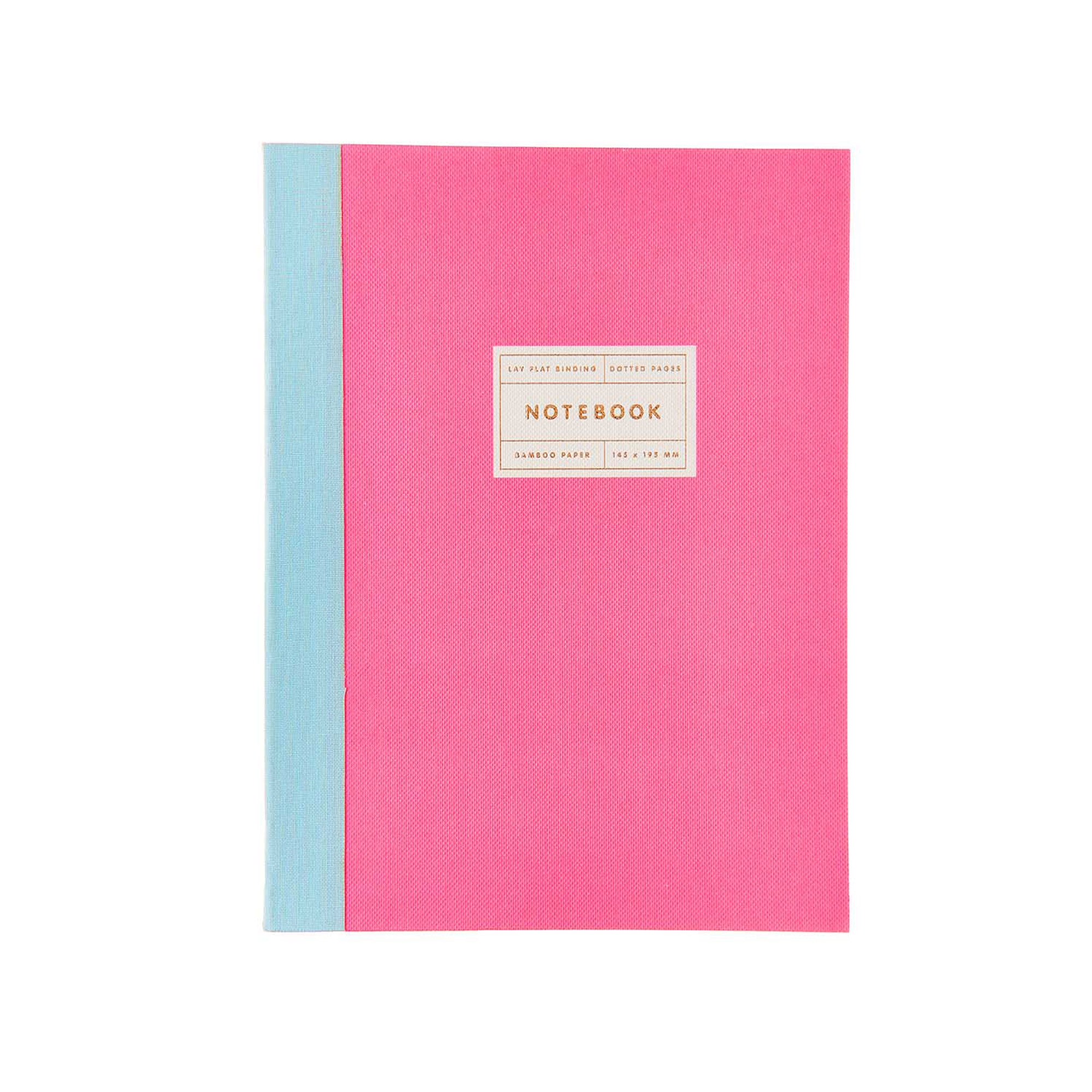 Notizbuch S Neonpink mit Goldrand Notizbuch S Neonpink mit Goldrand