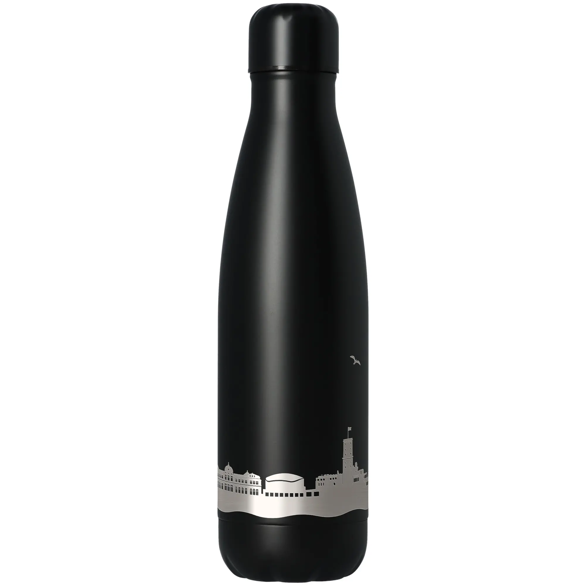 Trinkflasche Skyline Bonn Schwarz 500ml
