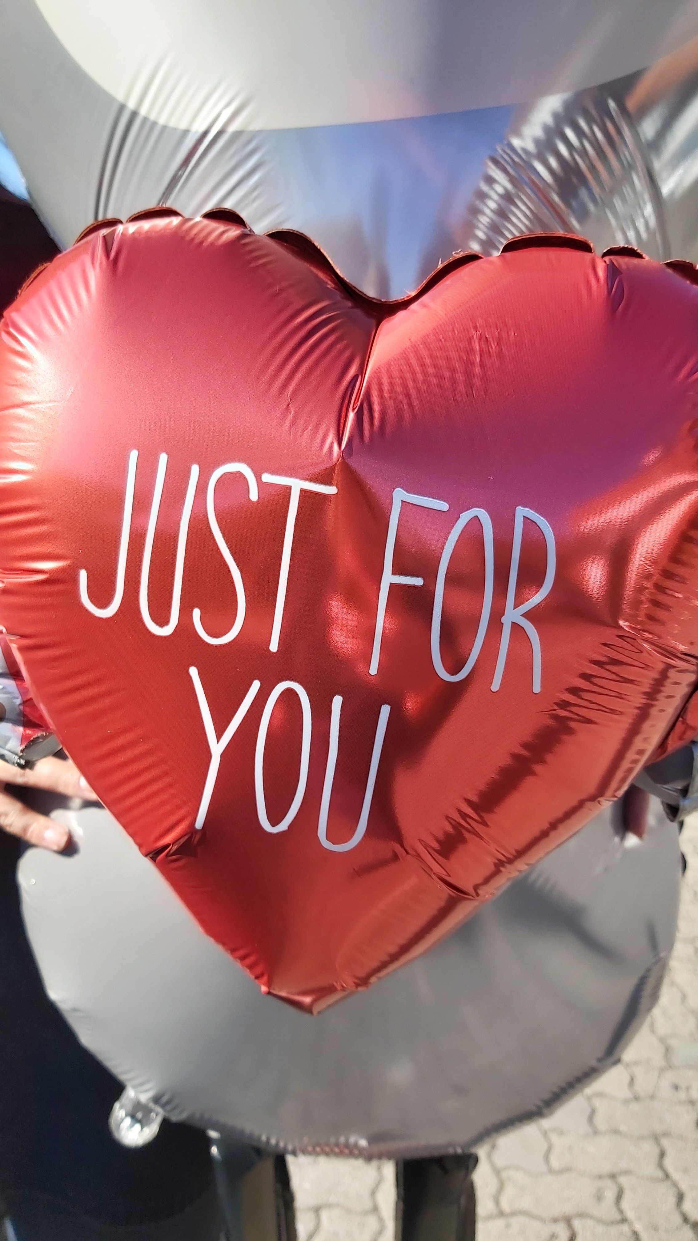 Folienballon Faultier "Just for you" 152cm Folienballon Faultier "Just for you" 152cm