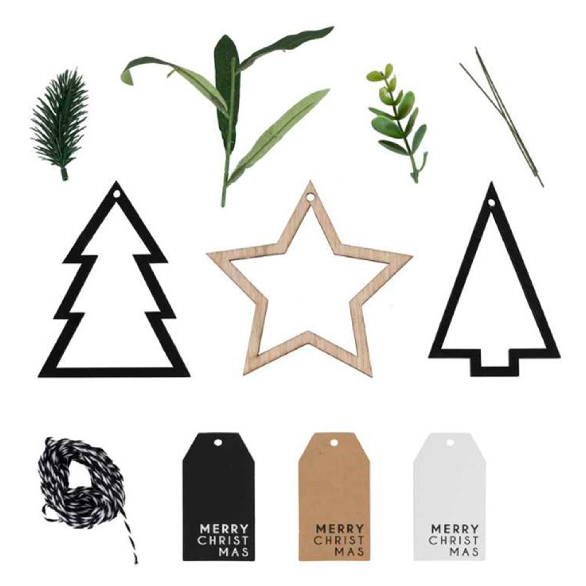 WeihnachtsgeschenkanhÀnger mit Holzsymbolen WeihnachtsgeschenkanhÀnger mit Holzsymbolen