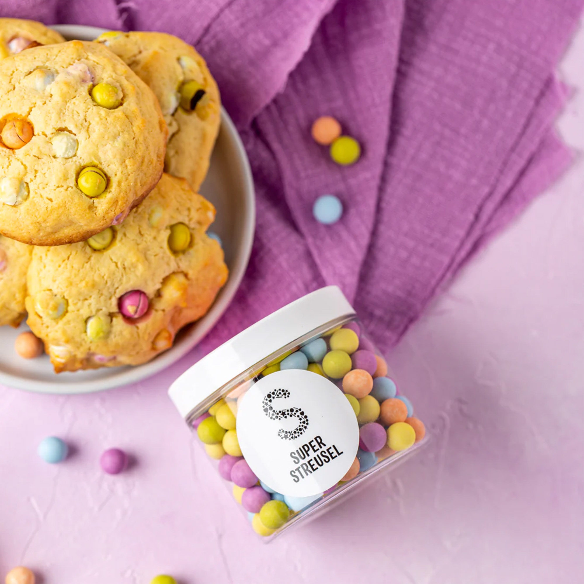 Super Streusel Schokokugeln Bunt 170 g Super Streusel Schokokugeln Bunt 170 g