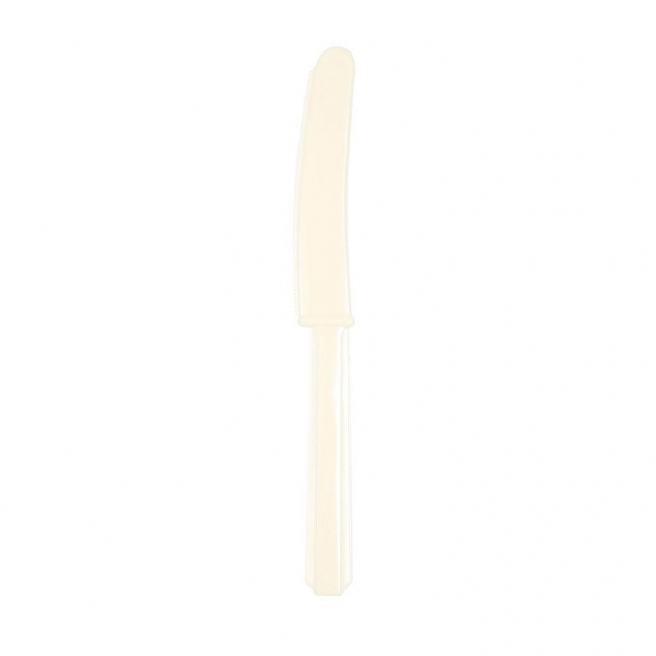 Vanilla Creme - 10 Plastikmesser Vanilla Creme - 10 Plastikmesser