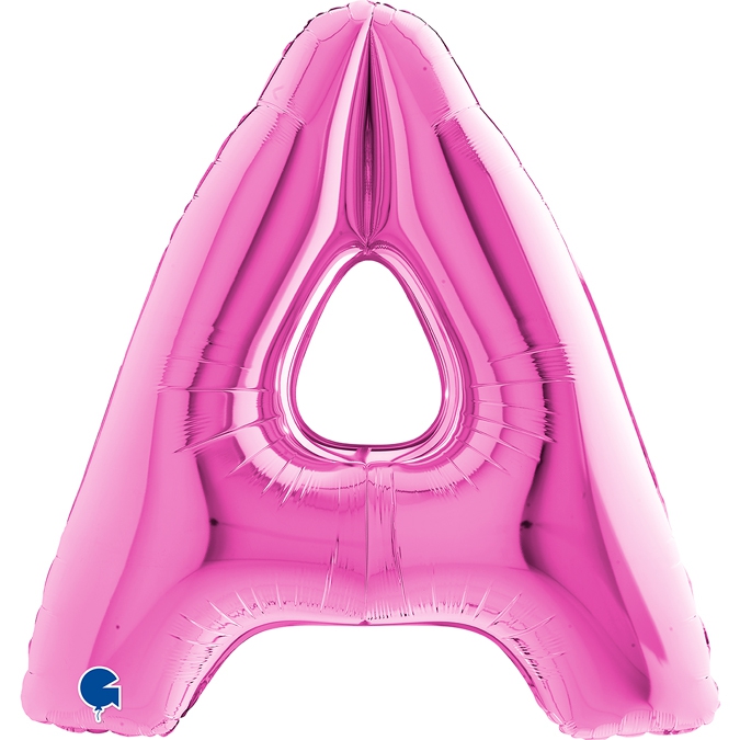 Folienballon Buchstabe A Pink 100cm Folienballon Buchstabe A Pink 100cm