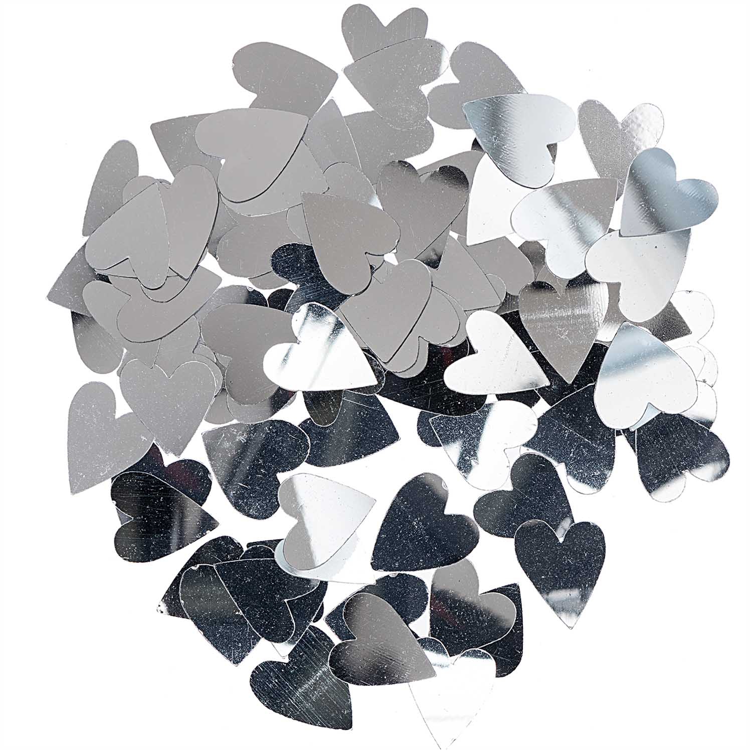 Konfetti - Flitterstreu ♥, Silber Konfetti - Flitterstreu ♥, Silber