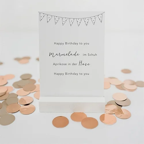 hochzeitskarte, grußkarte, kartenlabel, konfetti, textkarte