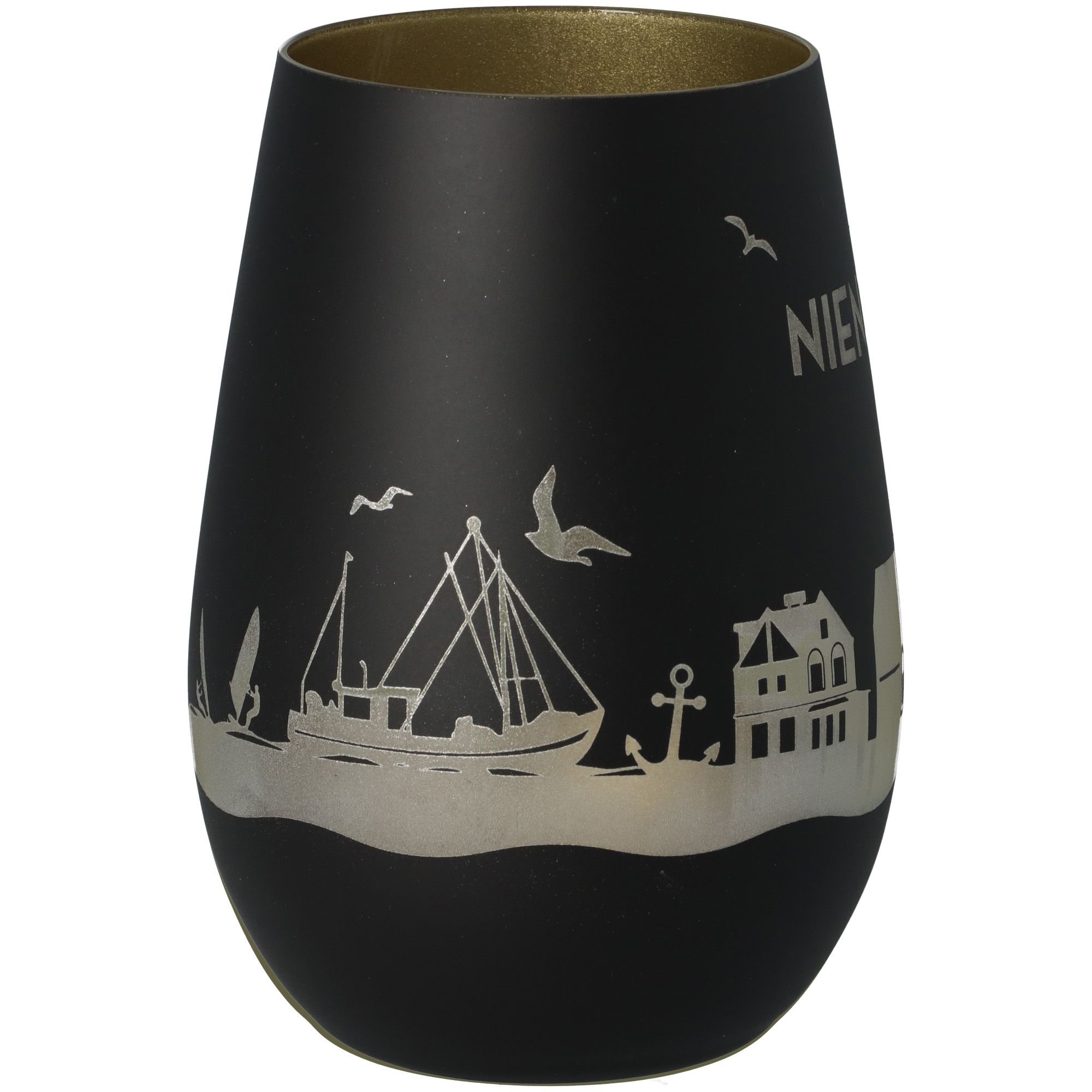 Windlicht Skyline Niendorf Schwarz/Gold Windlicht Skyline Niendorf Schwarz/Gold
