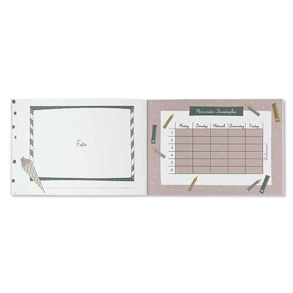 Einschulung - Erinnerungsheft "Krokodil" Einschulung - Erinnerungsheft "Krokodil"