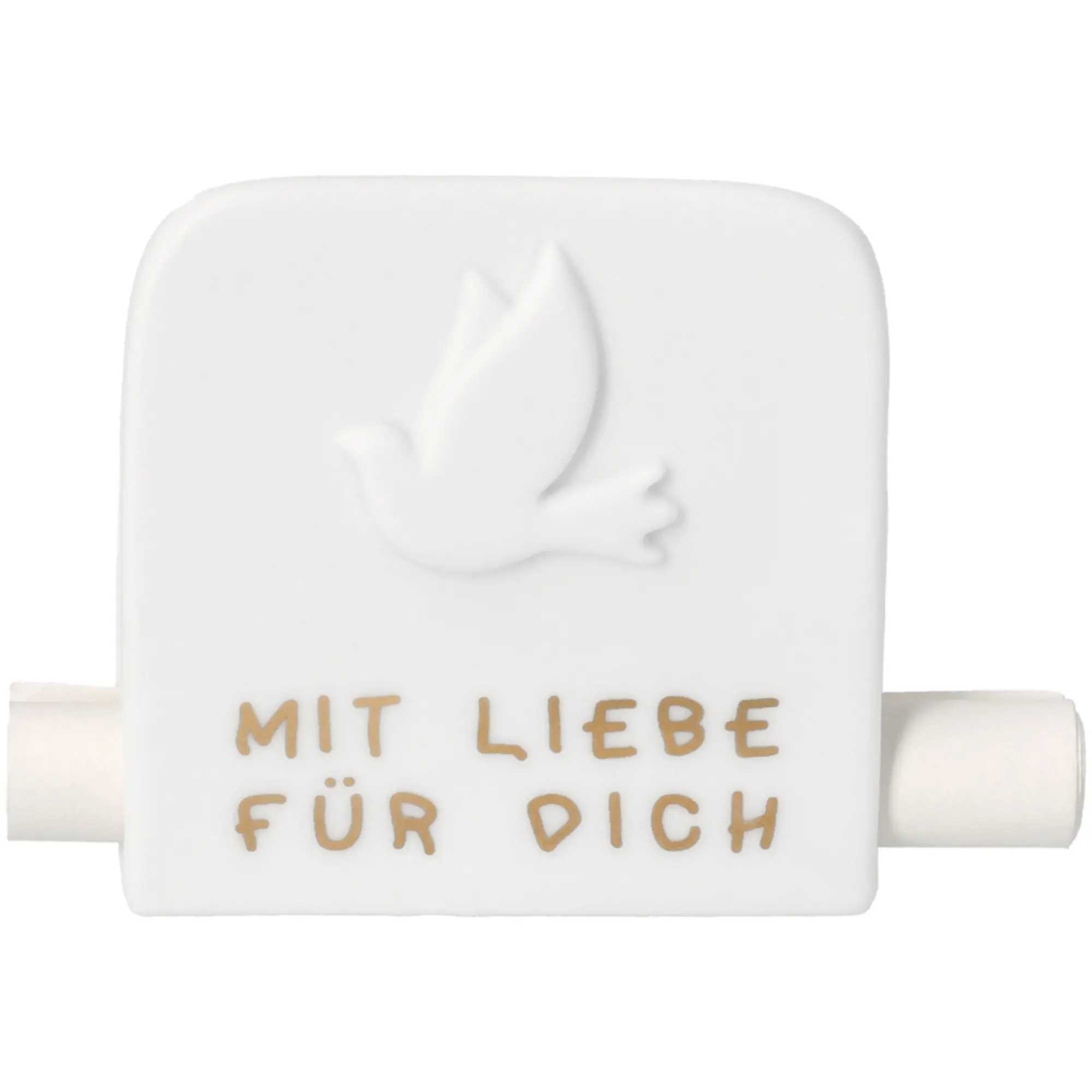 weiße box, fuse clip, batterie adapter, mit liebe für dich, dove motif
