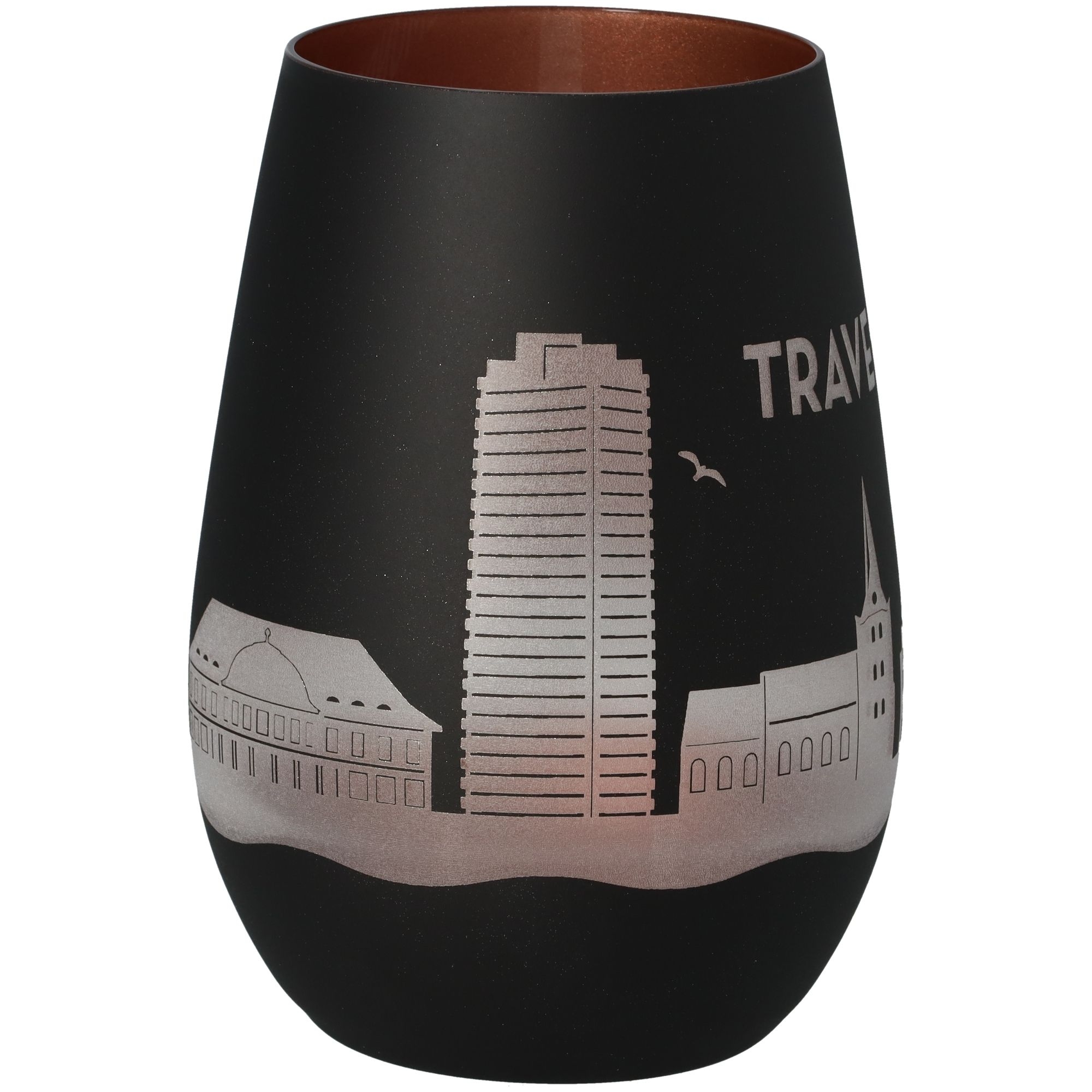 Windlicht Skyline Travemünde Schwarz/Bronze Windlicht Skyline Travemünde Schwarz/Bronze