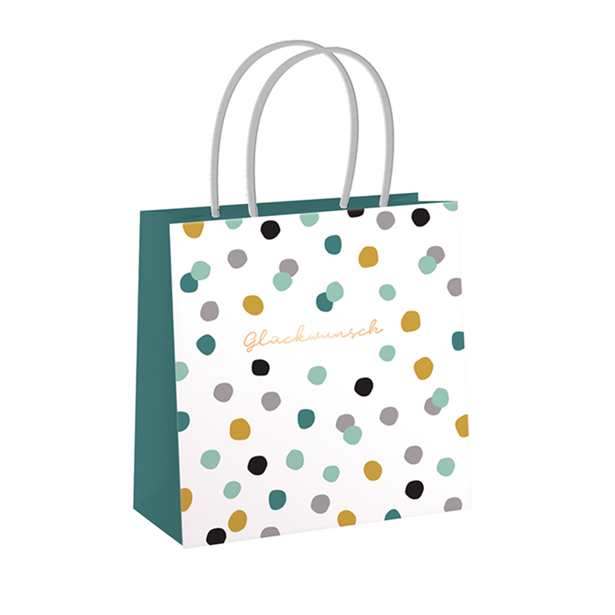 Geschenktüte "Glückwunsch" klein Tasche, Zubehör, Handtasche, Tragetasche, Einkaufstasche