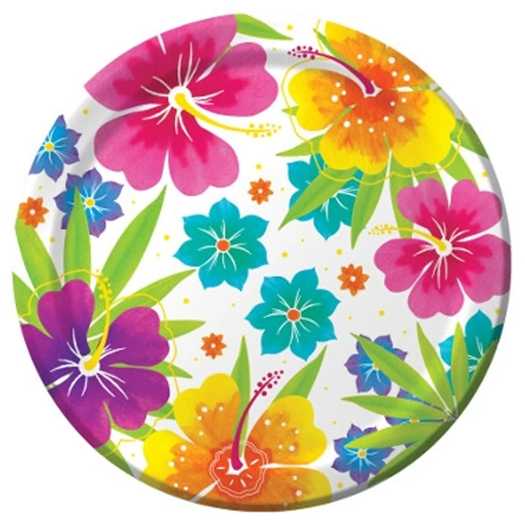 Hingucker, Blumenmuster, Floral-Design, Dekorplatte, Blumenfarben