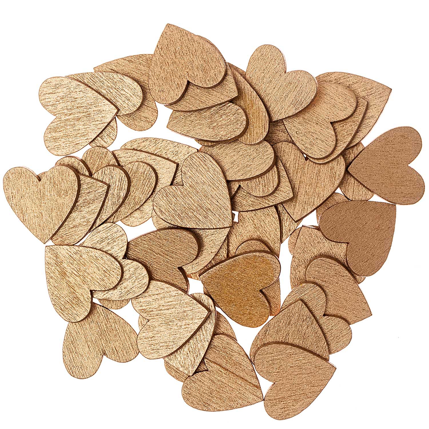 Konfetti - Holzstreu ♥, Gold