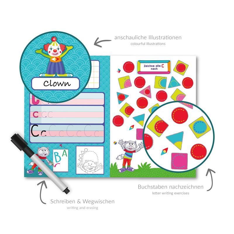 Activity Lernkoffer Buchstaben A-Z zum Abwischen Activity Lernkoffer Buchstaben A-Z zum Abwischen