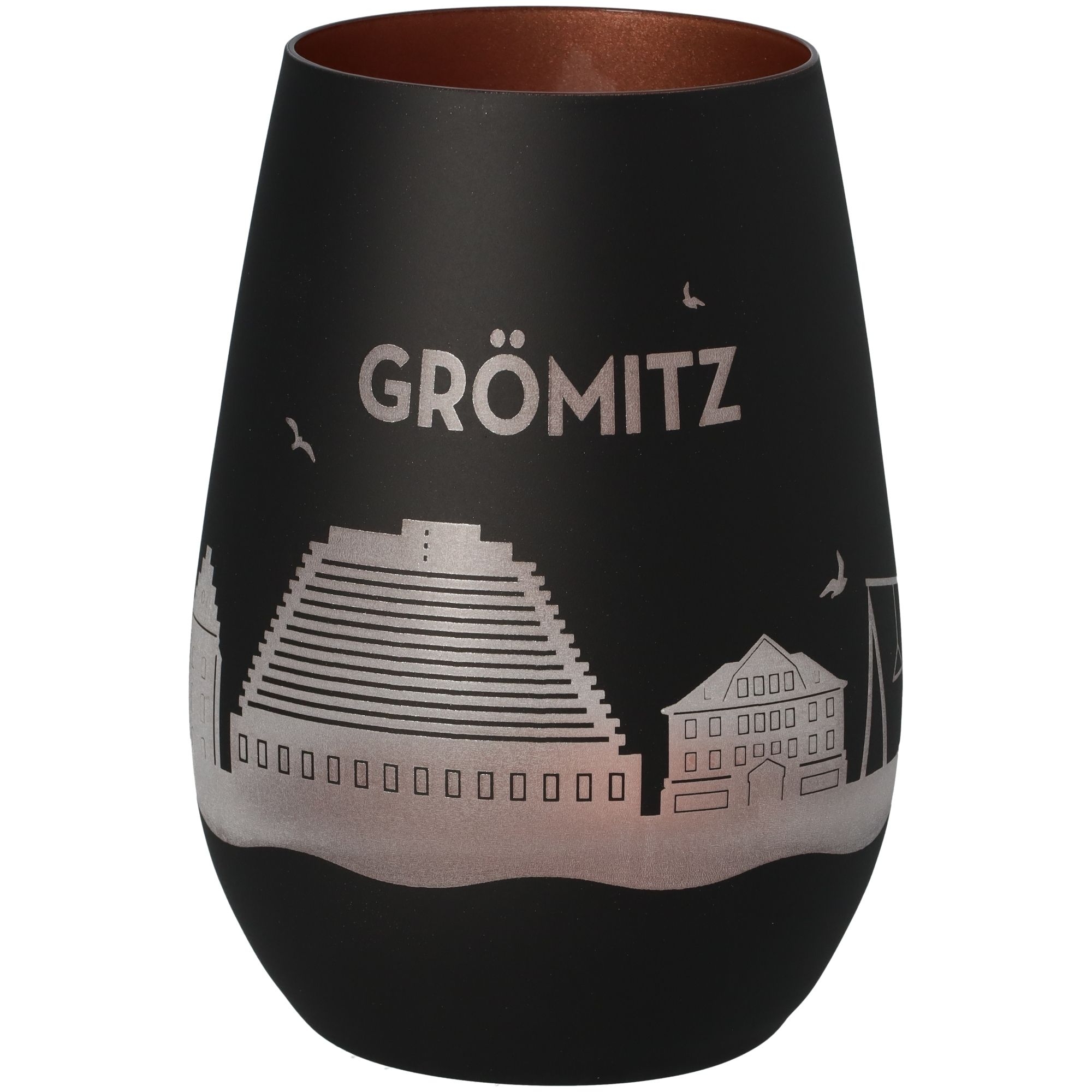 Windlicht Skyline Grömitz Schwarz/Bronze Windlicht Skyline Grömitz Schwarz/Bronze