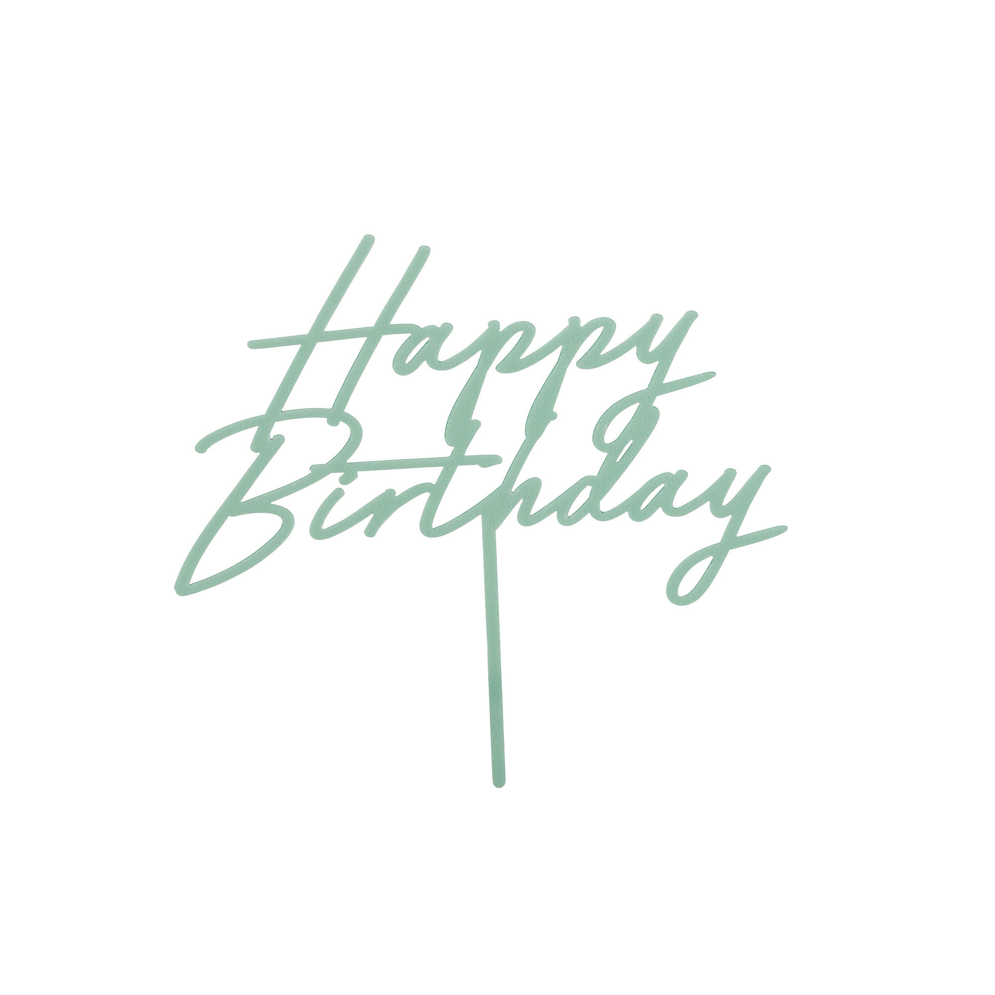 Caketopper "Happy Birthday" Handschrift, Text