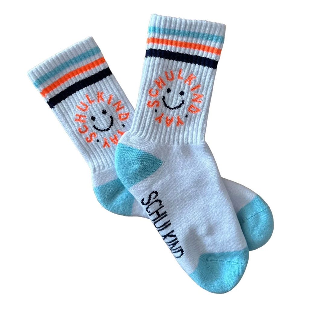 Socken "Schulkind" Weiß