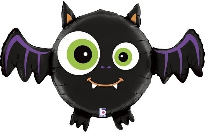 Folienballon "Fledermaus" Halloween 71cm Folienballon "Fledermaus" Halloween 71cm