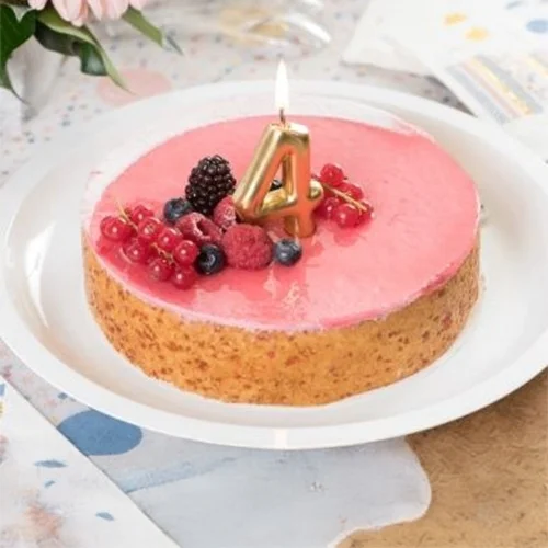 kuchen, torte, rose farbe, beeren, kerzen