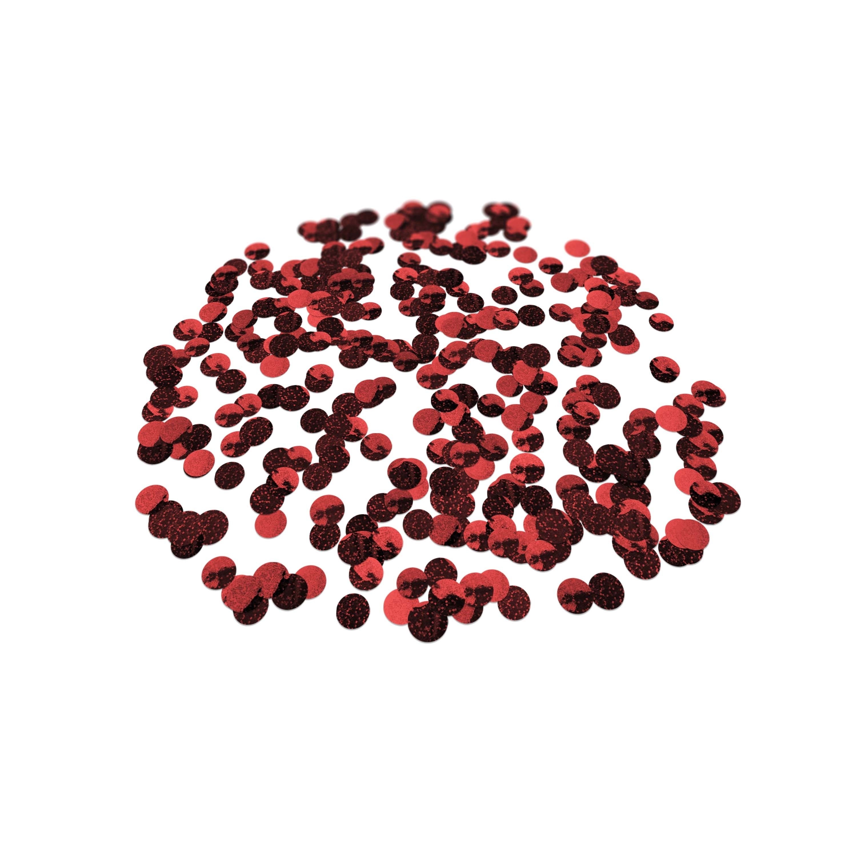 Folienkonfetti 2cm Rund 15g Holo Rot