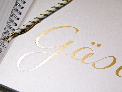 Spiral-Gästebuch "Gäste" Weiß Spiral-Gästebuch "Gäste" Weiß