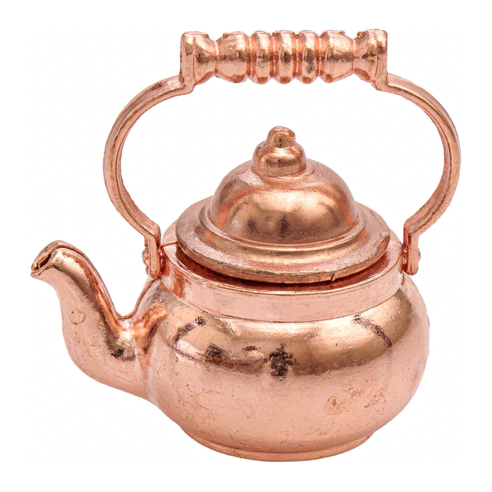 Miniatur "Teekanne Kupfer" für die Wichteltür