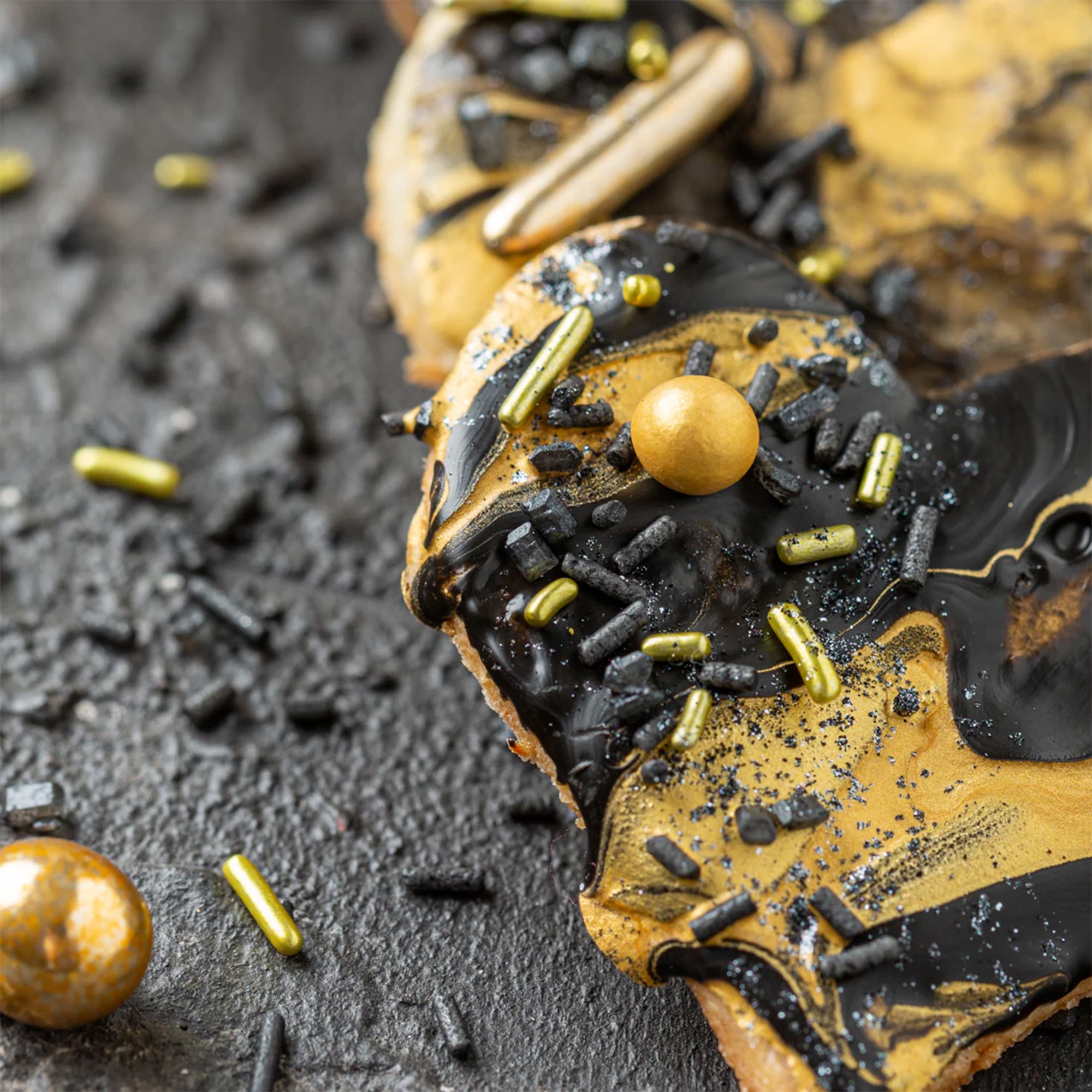 Super Streusel SuperGlitzerPuder Schwarz 10 g Bekleidung, Handschuh, Baseball-Handschuh, Teer, Wespe