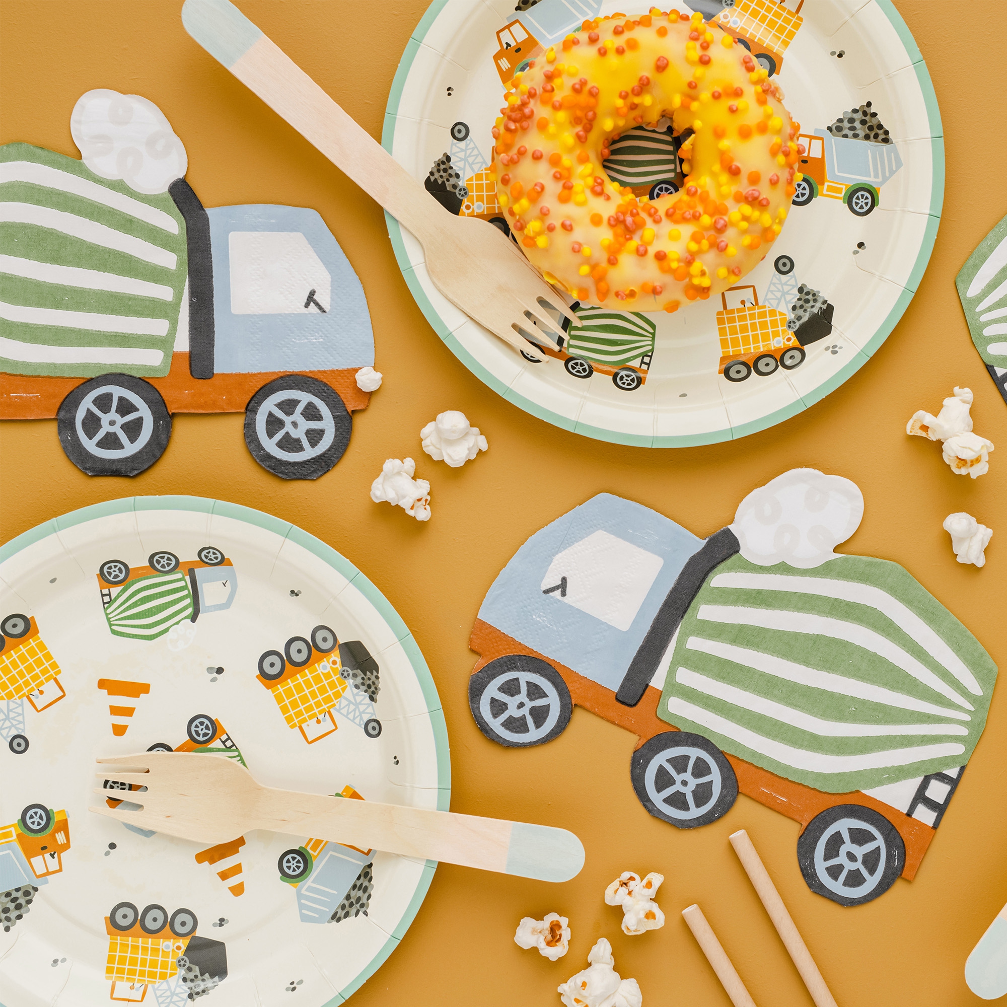 20 Servietten "Baustelle" Betonmischer 20 Servietten "Baustelle" Betonmischer