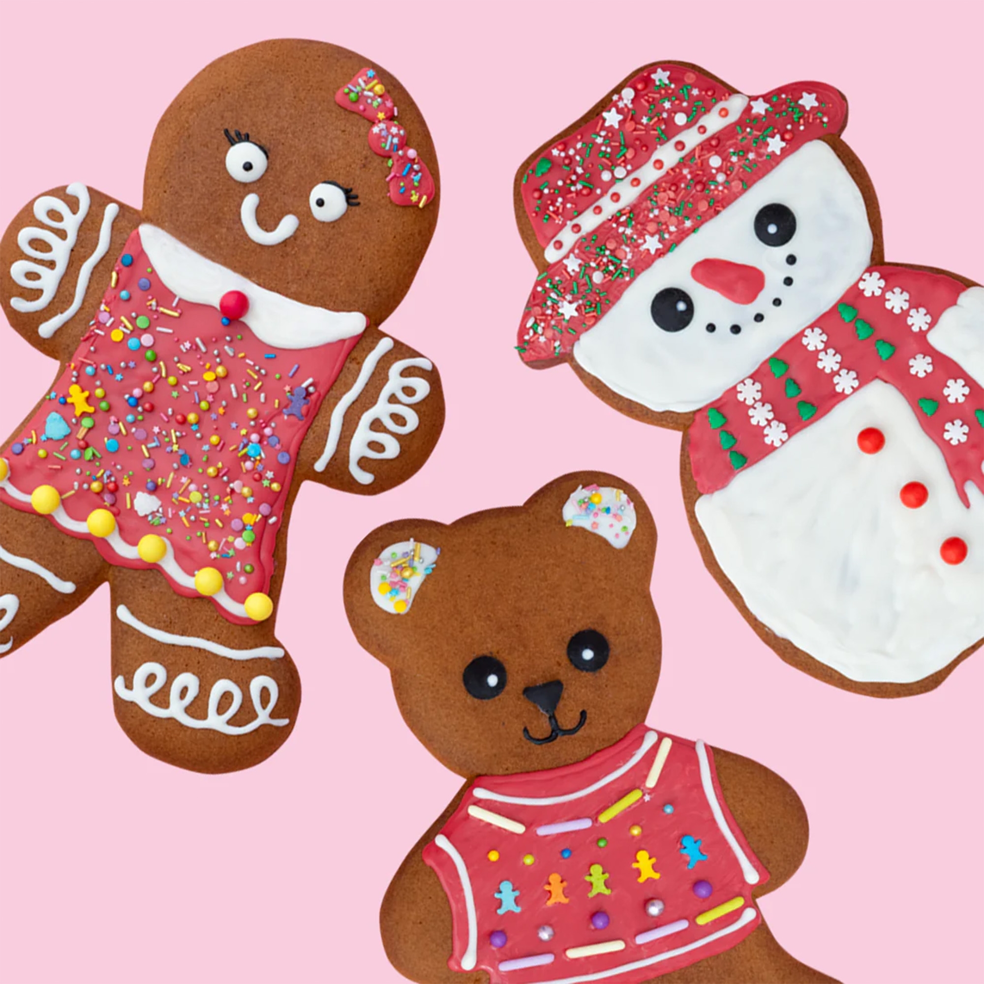 Super Streusel Super Lebkuchen Set Essen, Süßigkeiten, Plätzchen, Lebkuchen, Schneemann