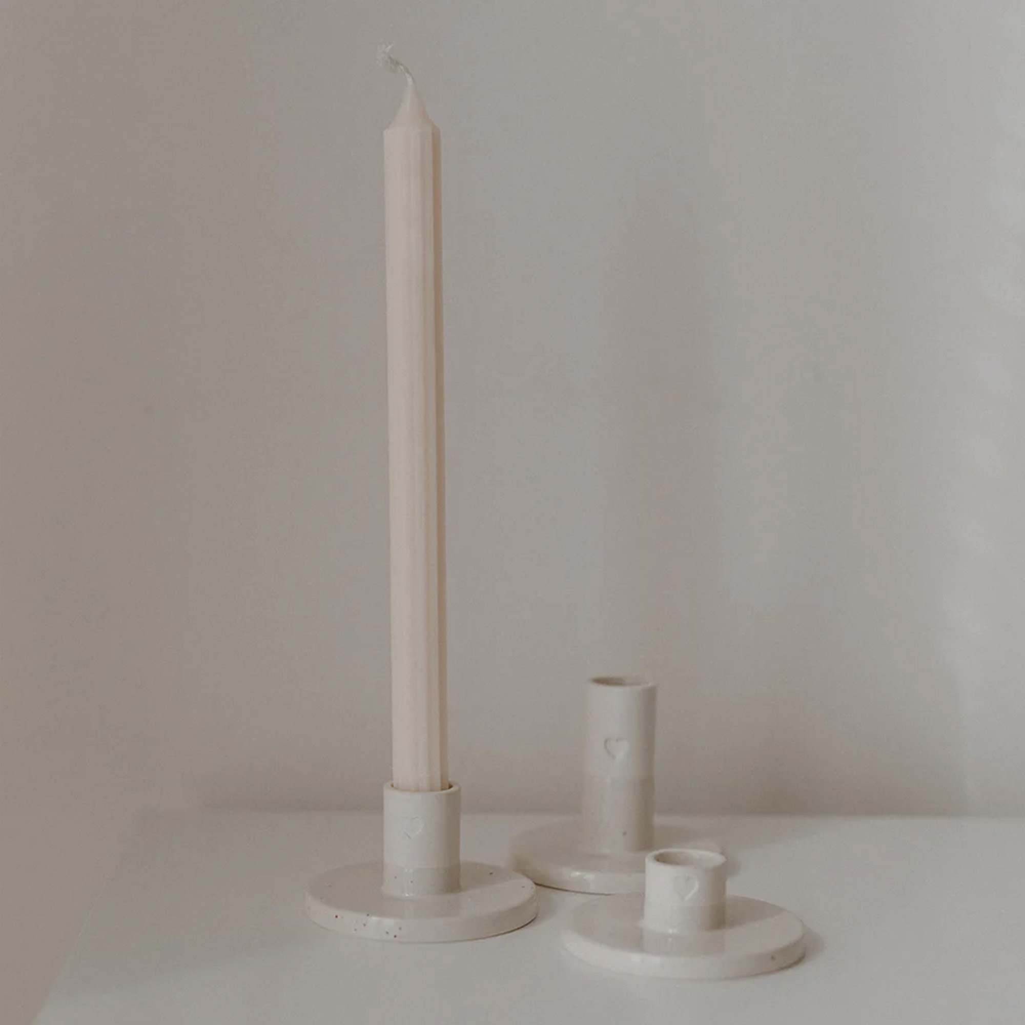 Eulenschnitt - Kerzenständer Herz klein Eulenschnitt - Kerzenständer Herz klein