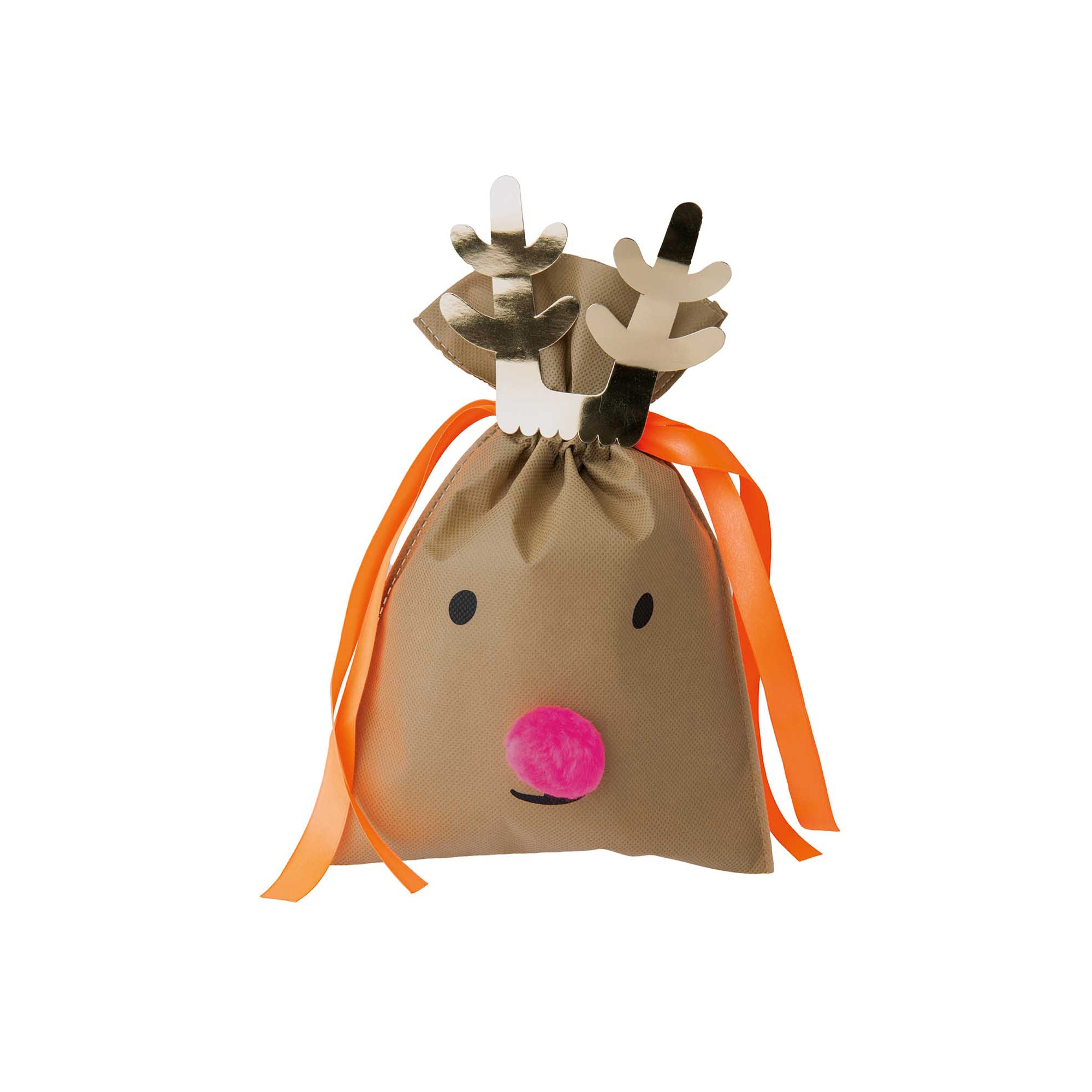 Geschenktasche "Rentier" Dunkelbraun, klein Geschenktasche "Rentier" Dunkelbraun, klein