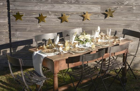 Gold - Stern-Girlande Gold - Stern-Girlande