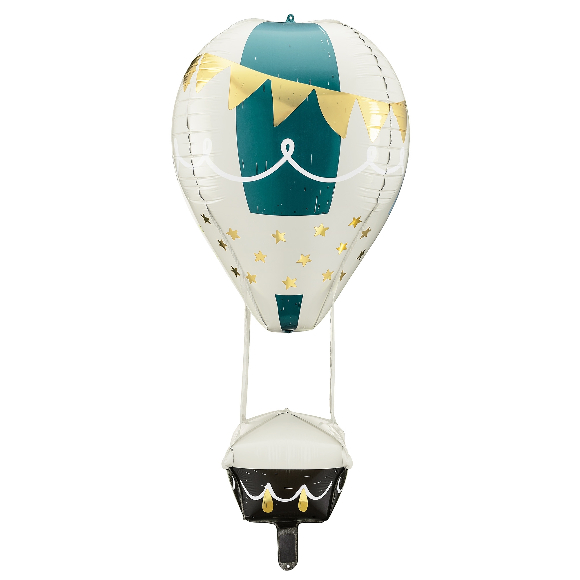 Folienballon "Heißluftballon" 110cm Flugzeug, Heißluftballon, Transport, Fahrzeug, Ballon