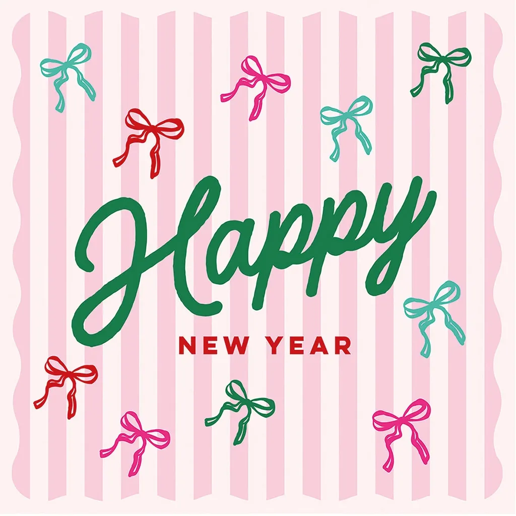 20 Servietten "Happy New Year" 33x33cm