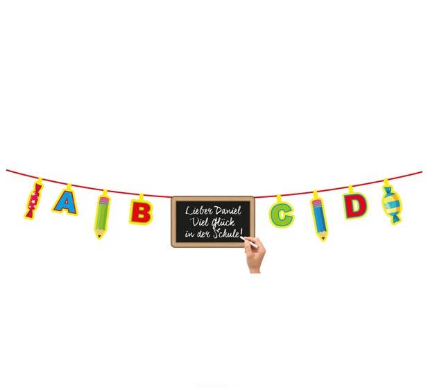 Tafel-Girlande zum Beschriften Tafel-Girlande zum Beschriften
