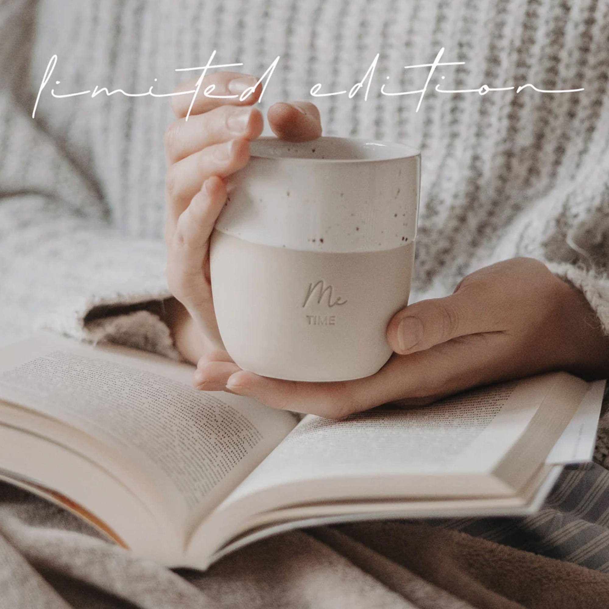 Becher, Keramikbecher, Beige Becher, Gemütliche Szene, Kaffeebecher