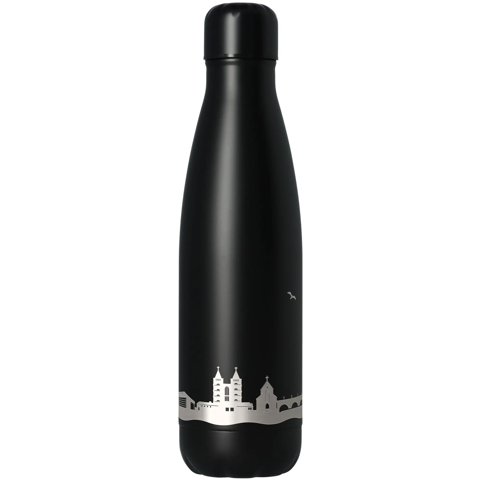 Trinkflasche Skyline Limburg Schwarz 500ml