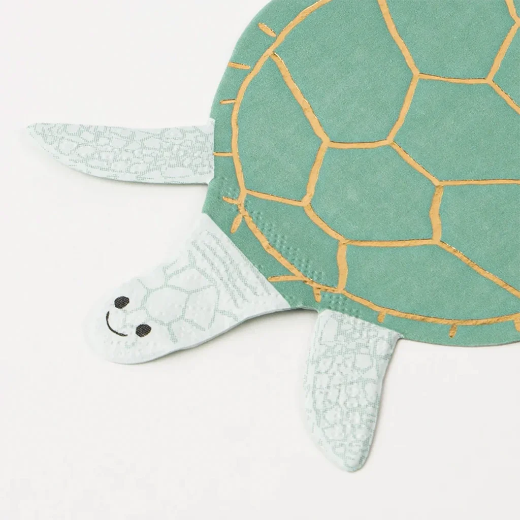Meri Meri - 16 Servietten "Schildkröte"