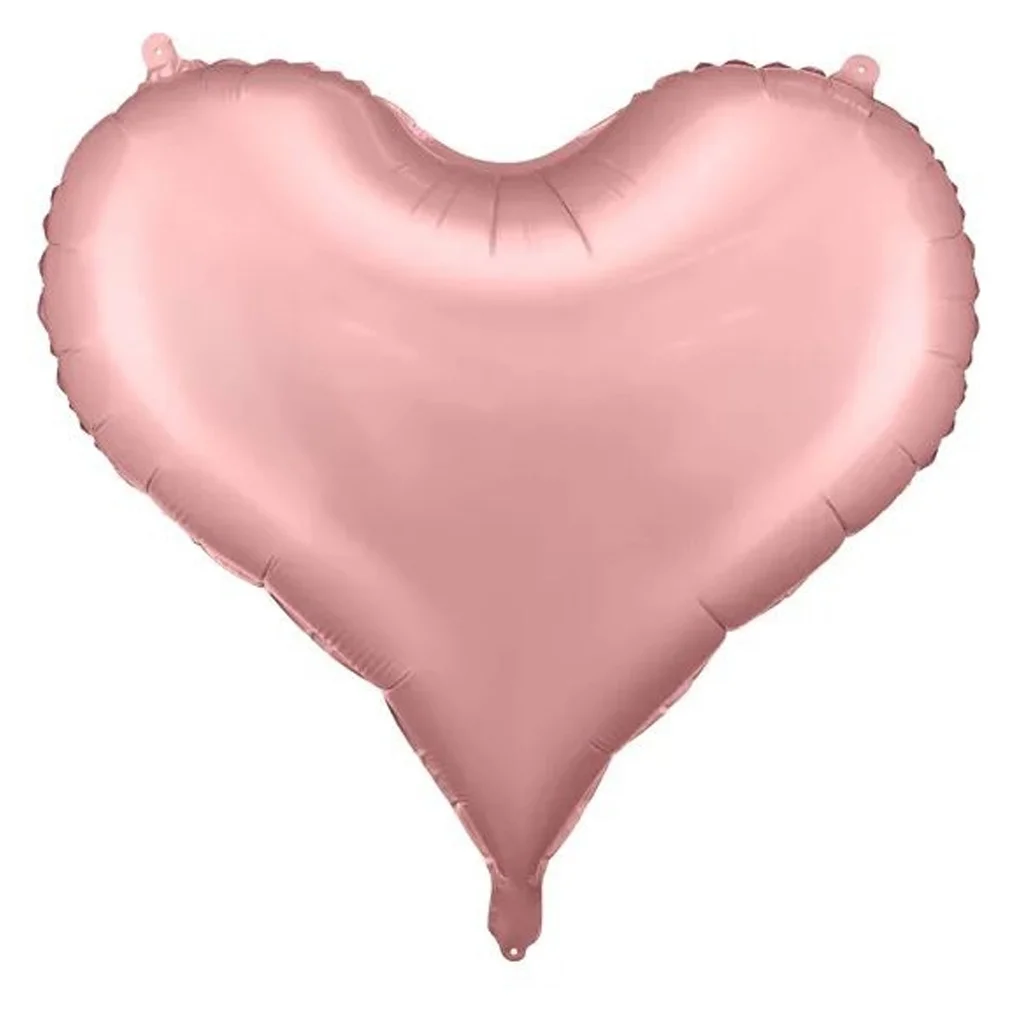 Herzballon, Luftballon, Folienballon, Rosa, Herzform