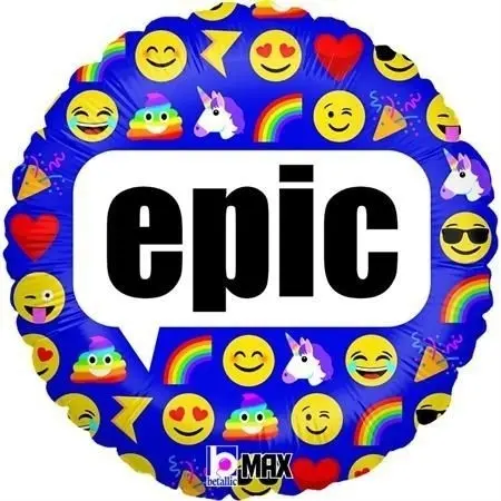 Folienballon "Epic" 45 cm