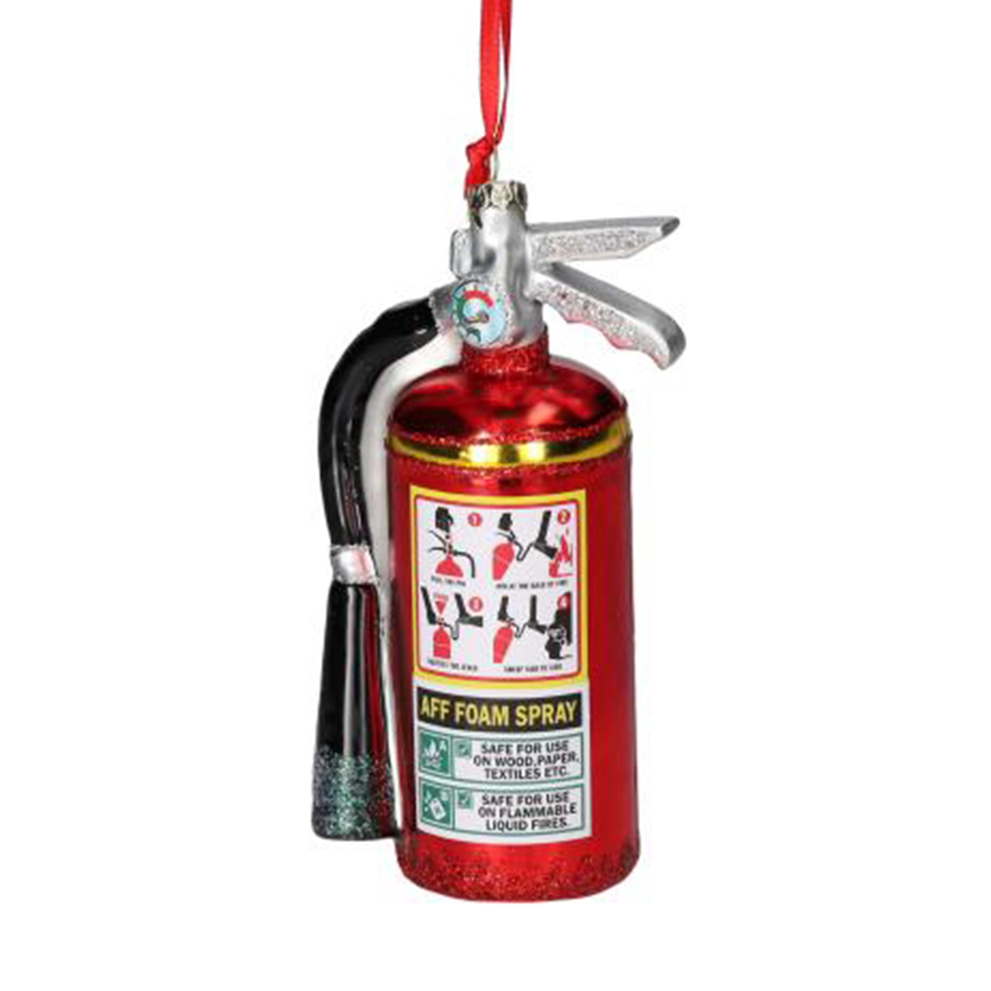 Weihnachtskugel "Feuerlöscher"