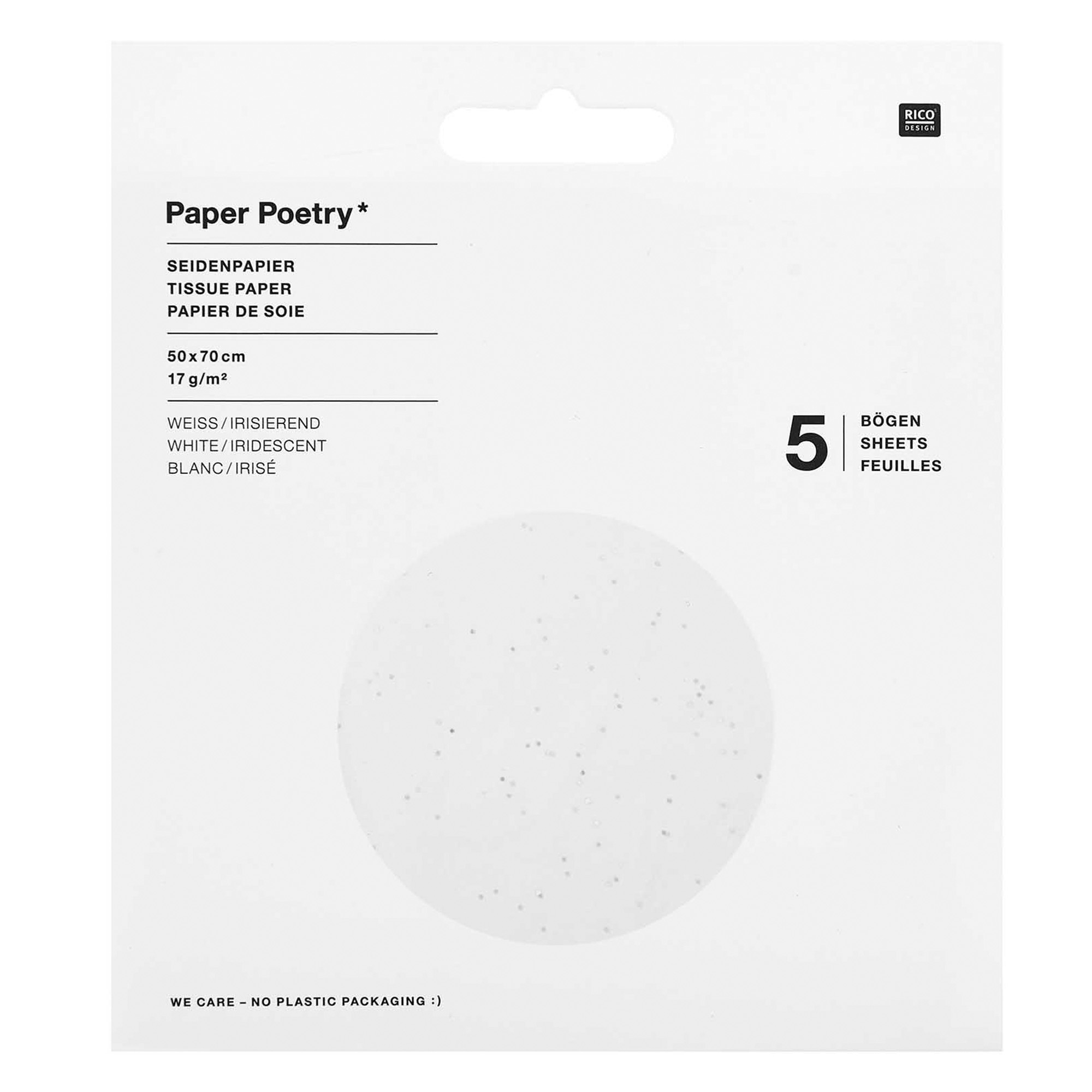 Seidenpapier Weiß Irisierend, 5 Bögen Seite, Text, Dokument, Rechnung