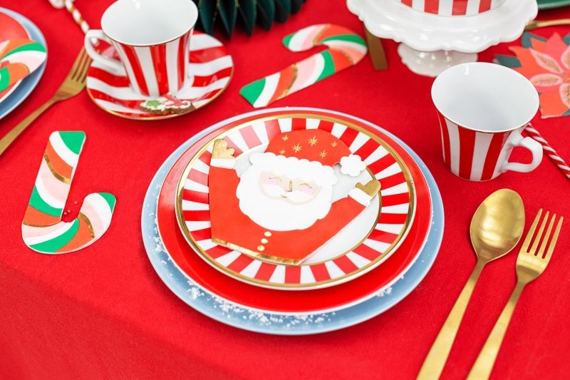 20 Servietten "Zuckerstange"