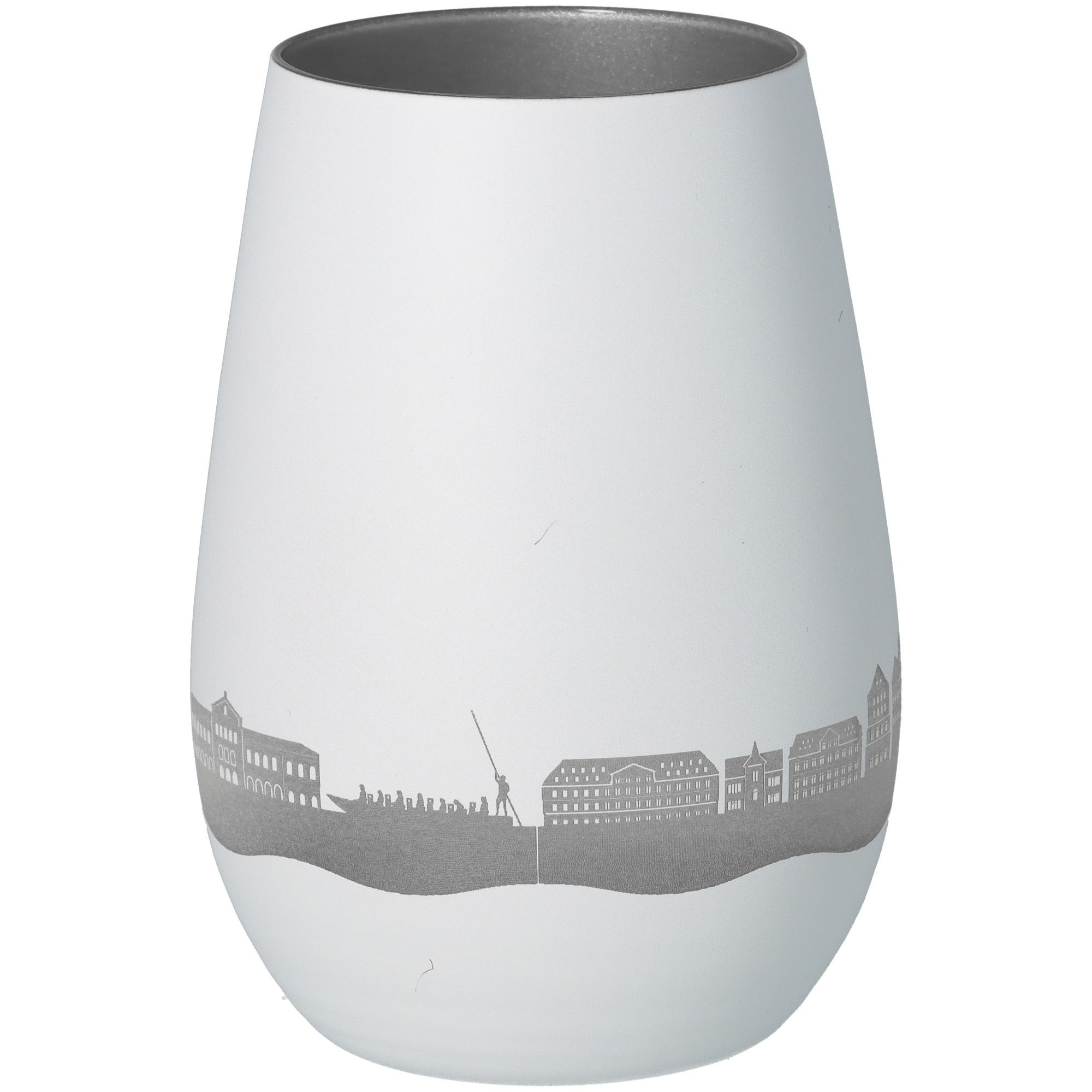 0732e3186a14b477e86305413729139bef385472 Windlicht Skyline Tübingen Weiß/Silber